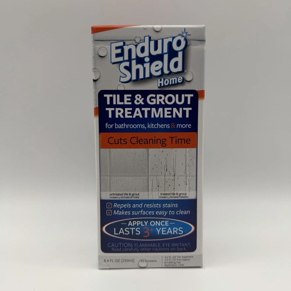 Enduro Shield Home Tile & Grout Treatment Kit - Bathrooms Kitchens (EXP 09/25)